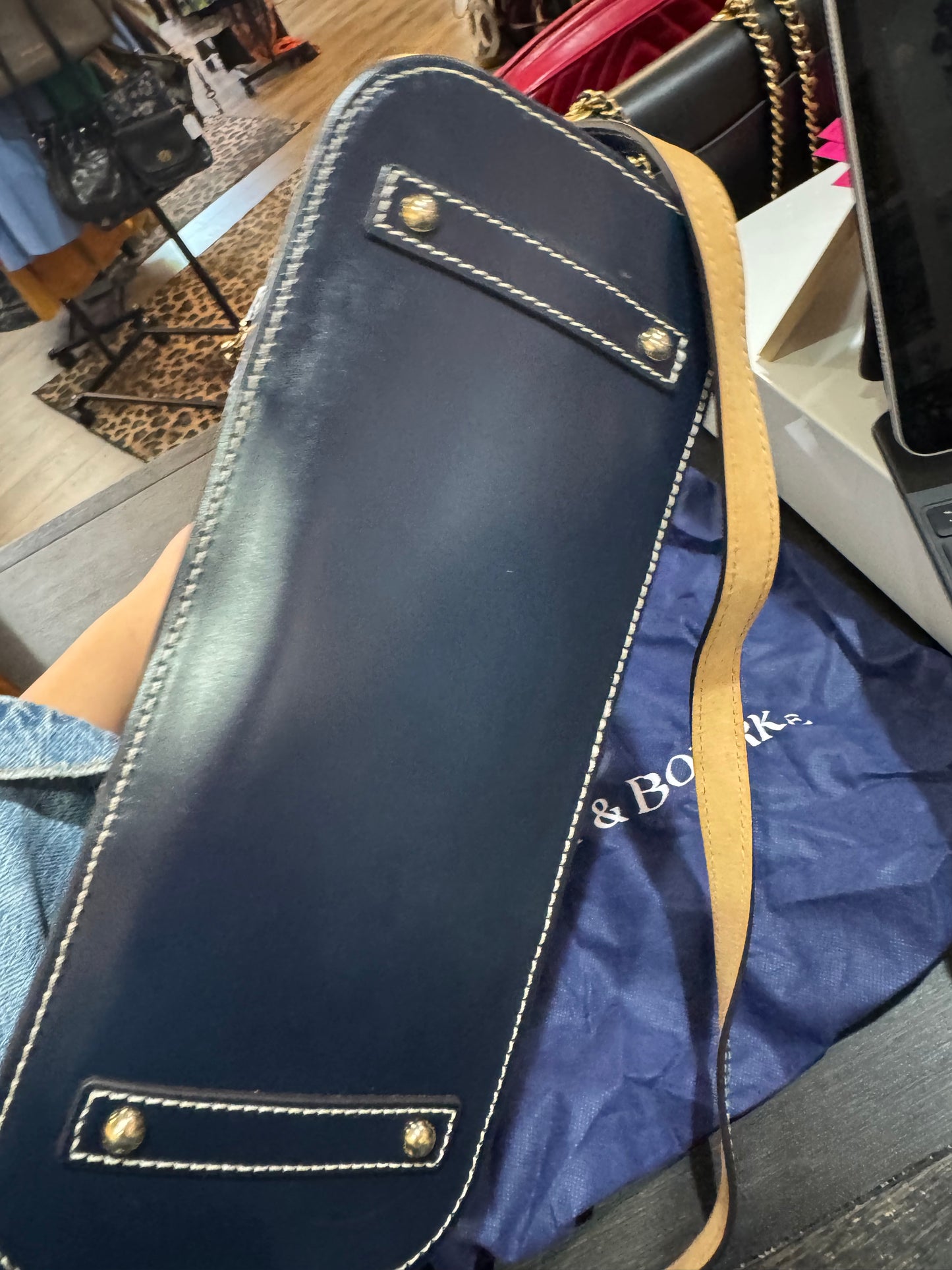 Navy large Dooney & Bourke Handbag