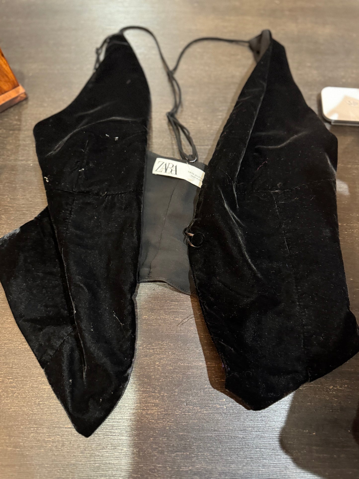 Zara Brand Black Vest - Size XS