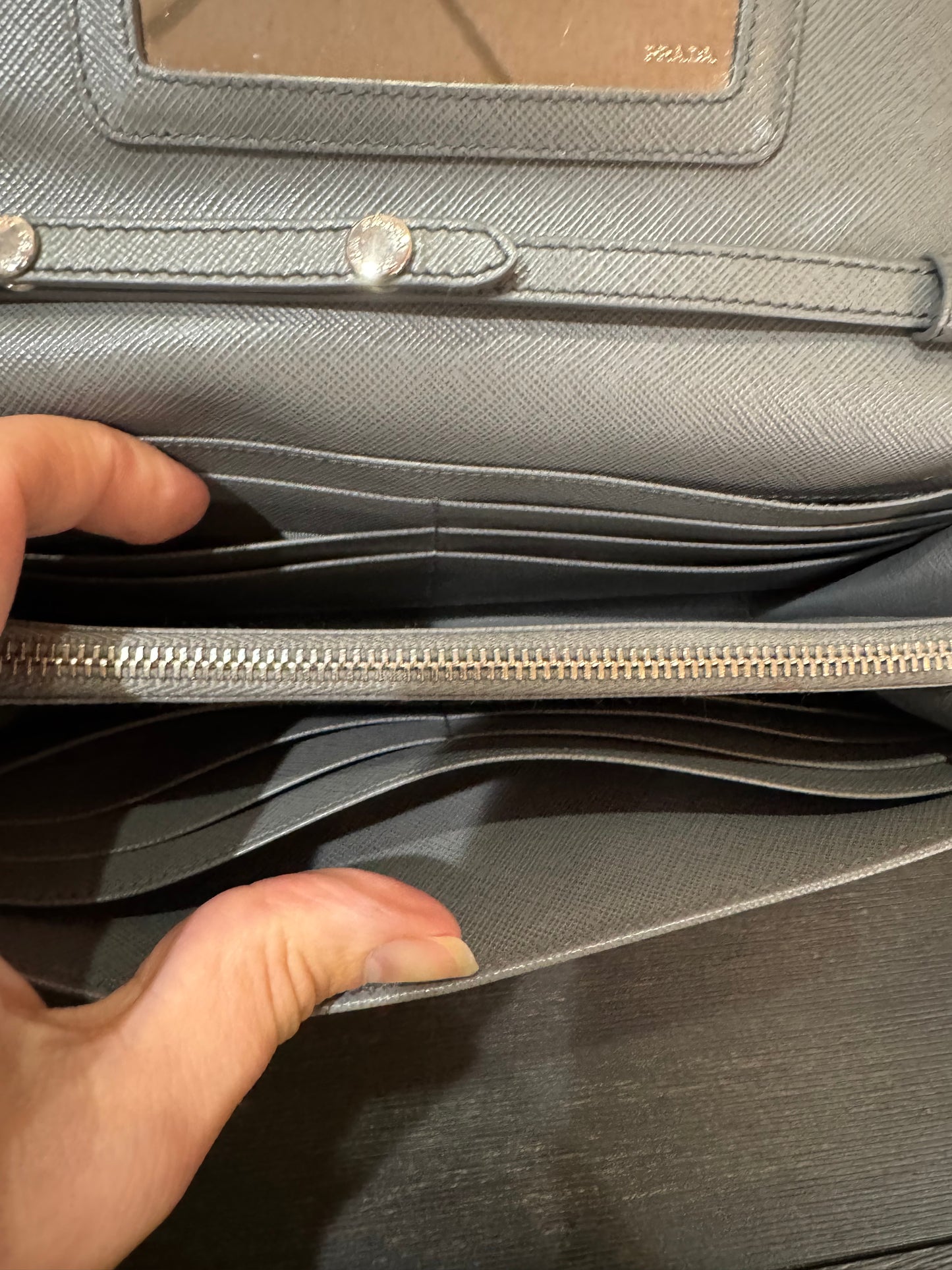 Prada crossbody wallet//clutch