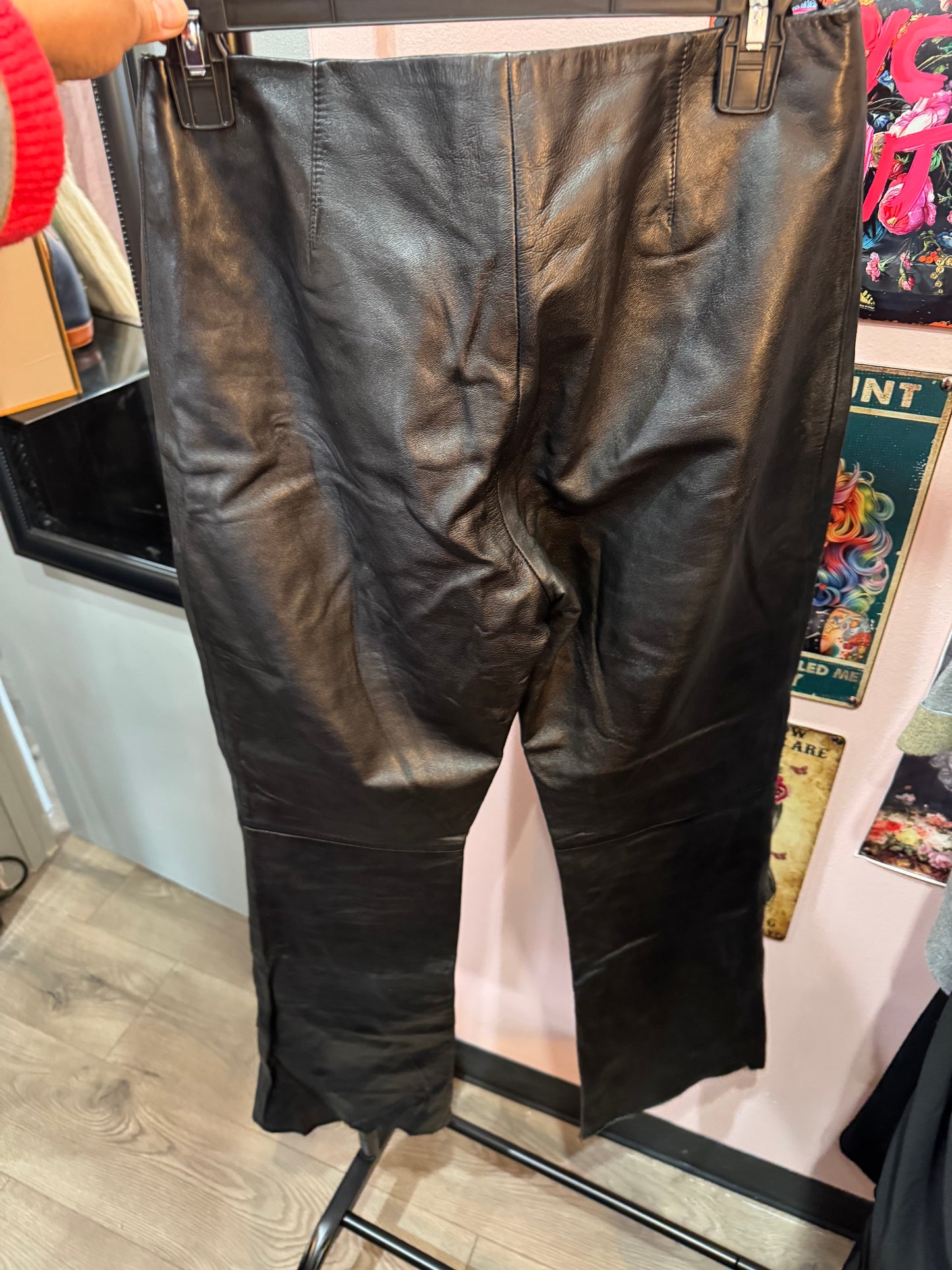 CACHE 100 % Lamb Leather pants