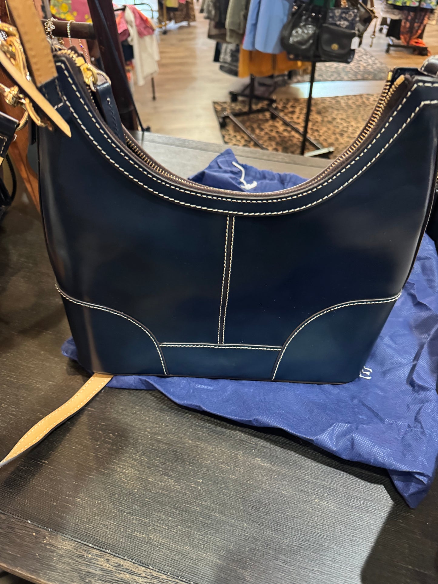 Navy large Dooney & Bourke Handbag