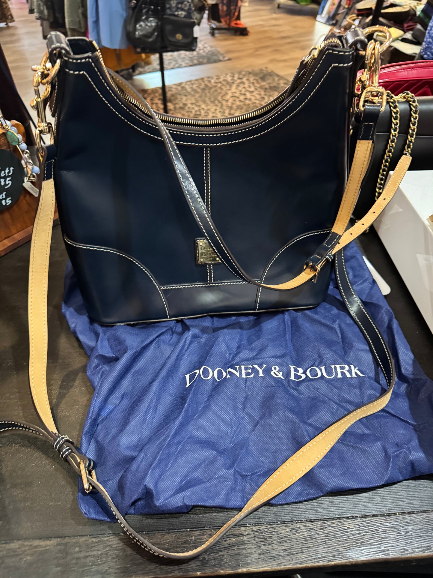 Navy large Dooney & Bourke Handbag
