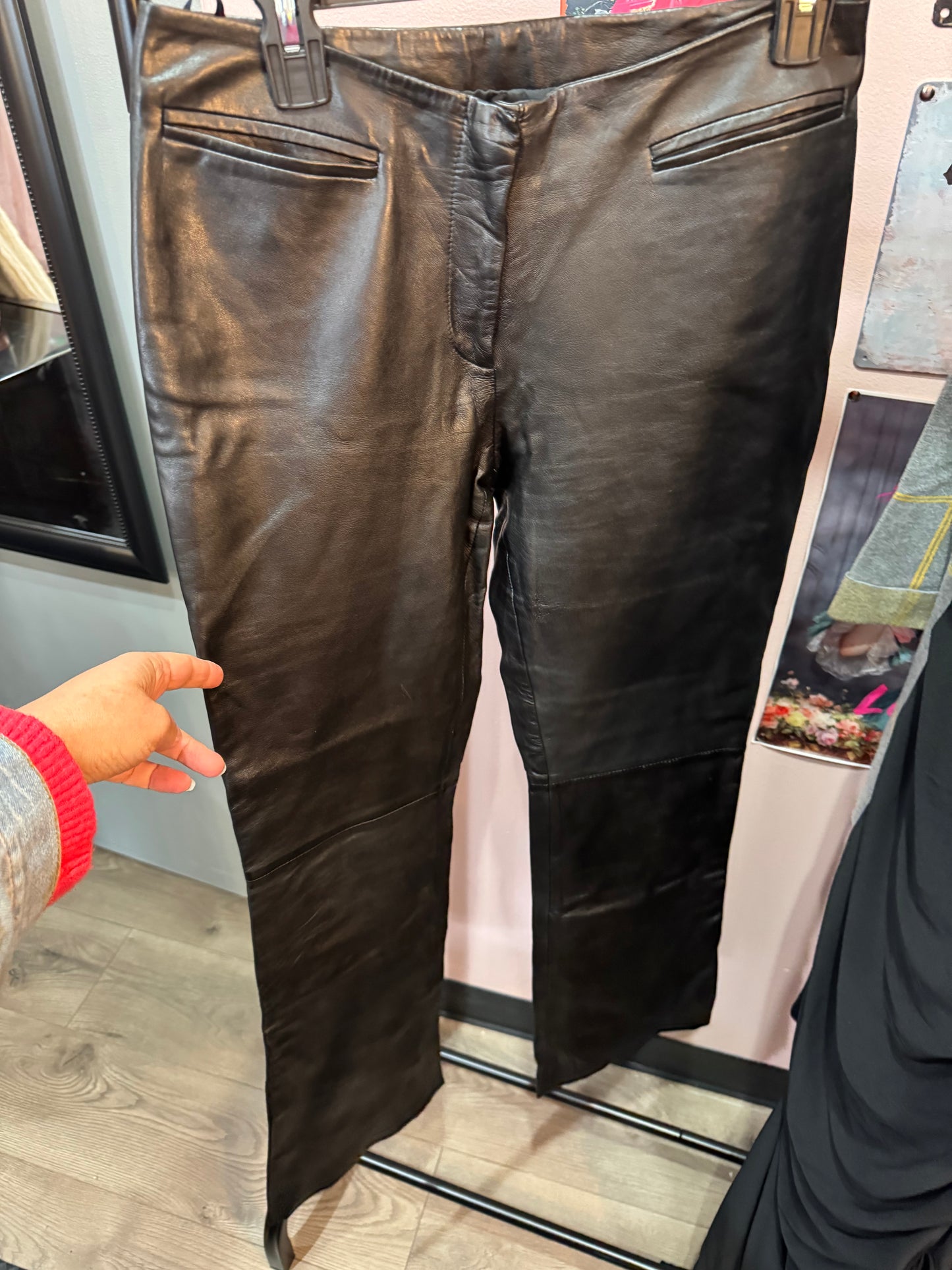 CACHE 100 % Lamb Leather pants