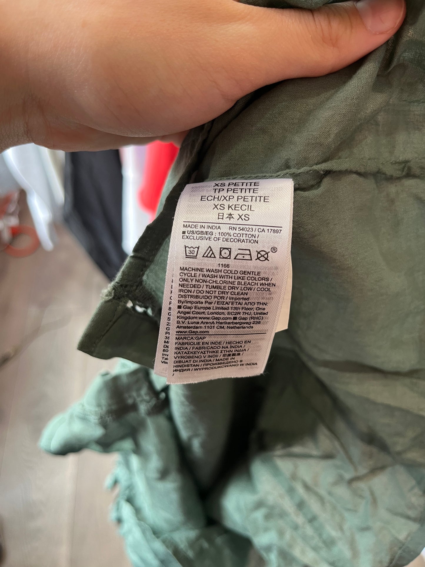 Gap. Short sleeve. Size XS.