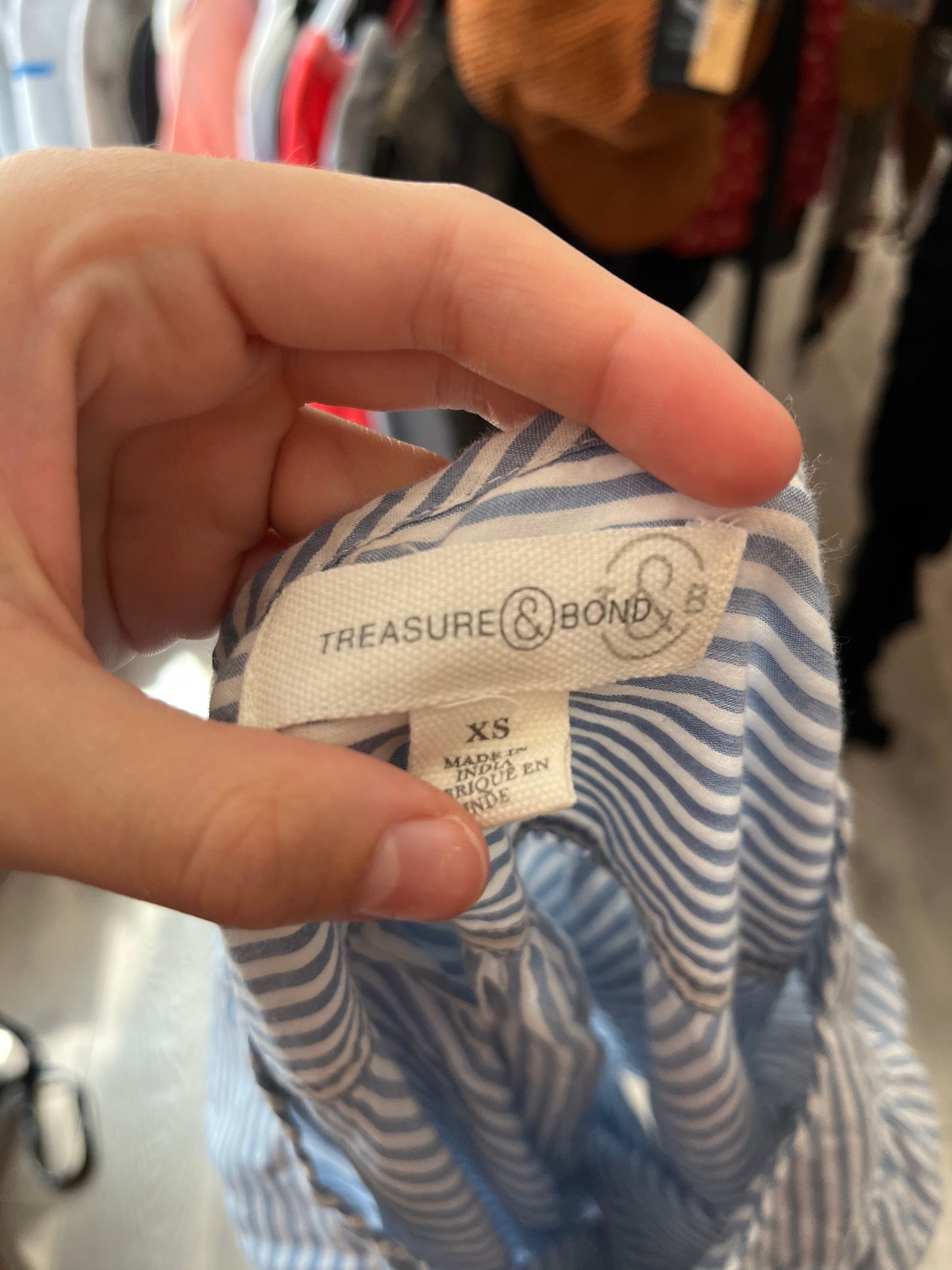 Treasure & Bond striped top. Size XS