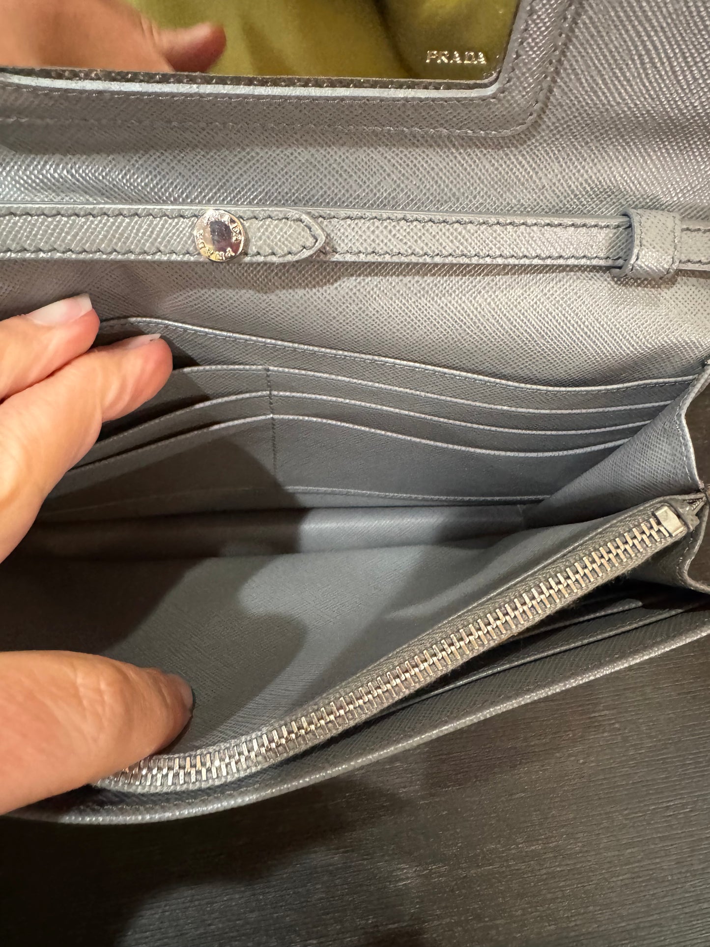 Prada crossbody wallet//clutch