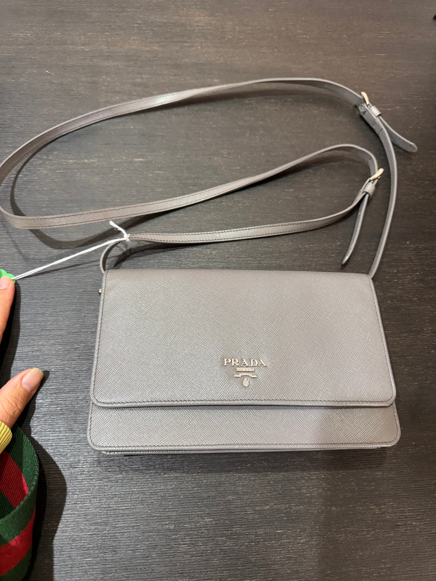 Prada crossbody wallet//clutch