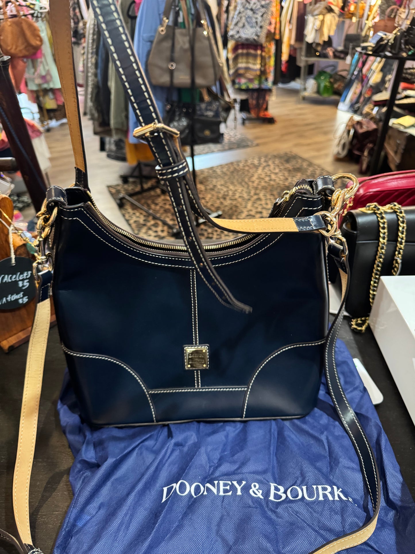 Navy large Dooney & Bourke Handbag