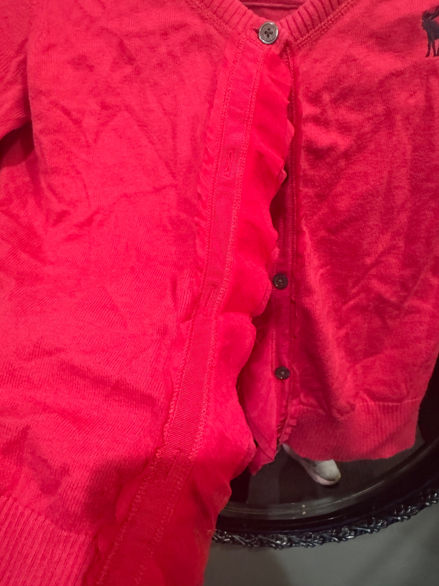 Abercrombie Y2K Pink Button Up Cardigan