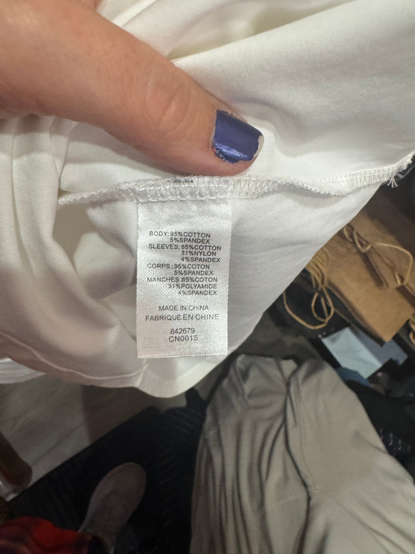 Bailey/44 Size Medium White Blouse