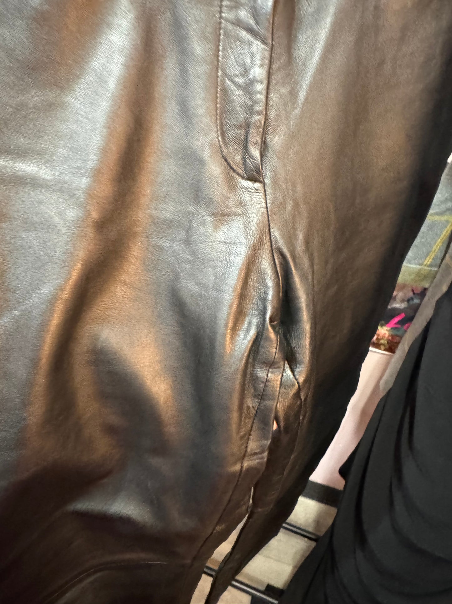 CACHE 100 % Lamb Leather pants