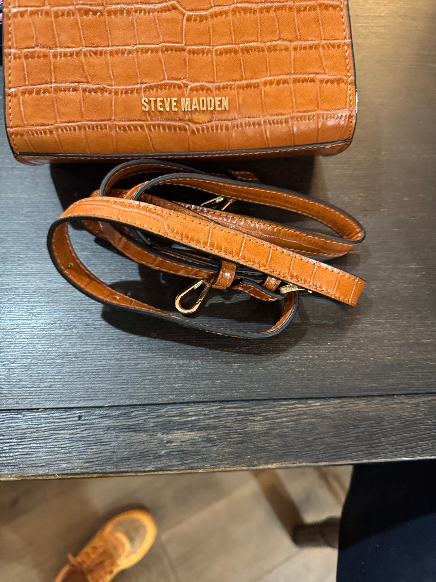 Steve Madden Small Camel Color Tote Bag