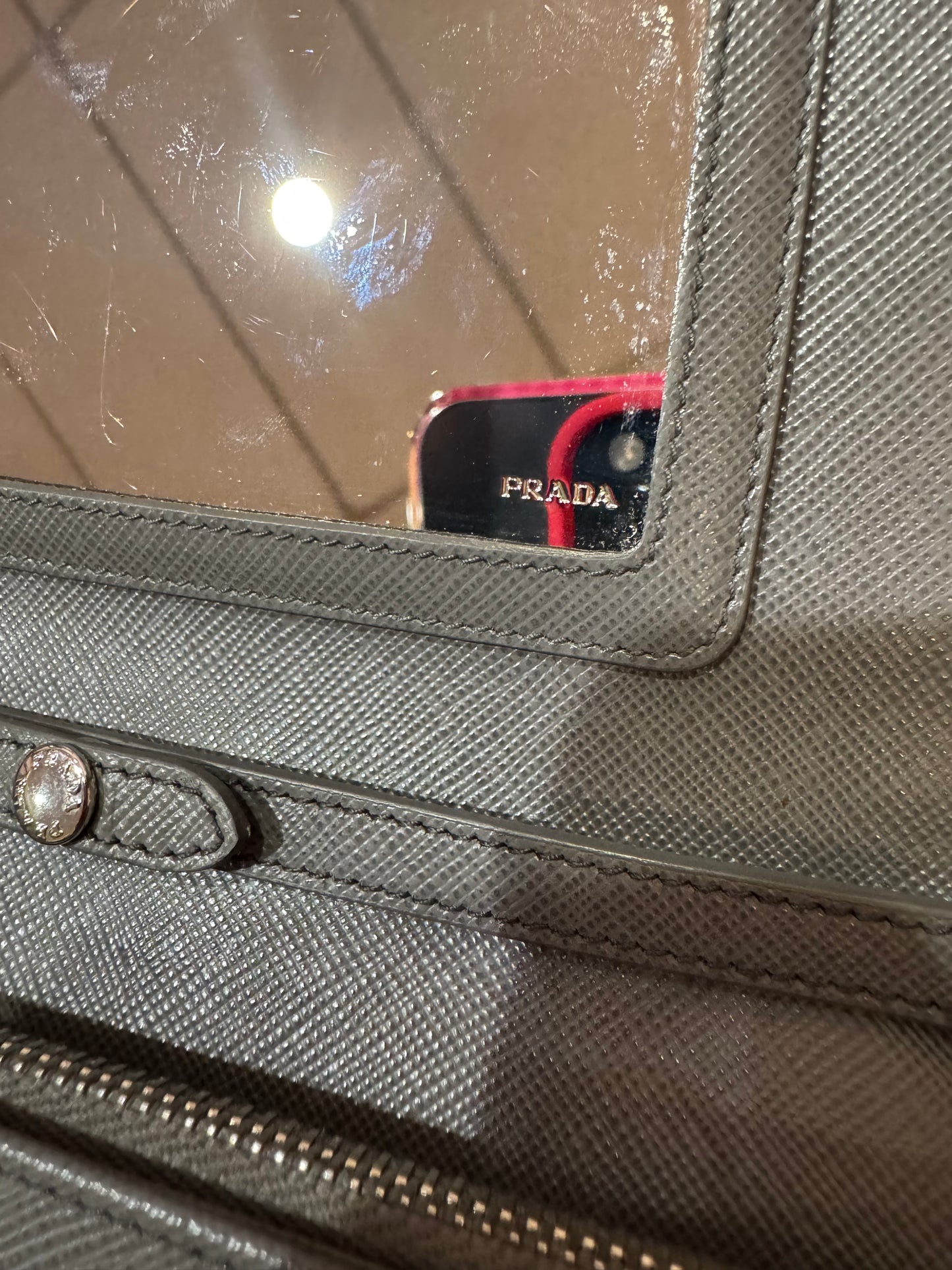 Prada crossbody wallet//clutch