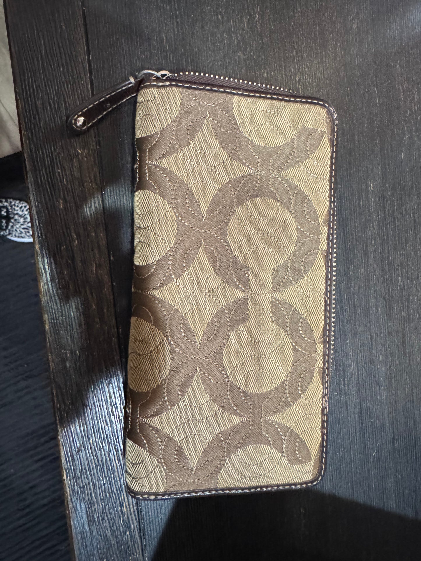 COACH Large Zip Around Wallet
