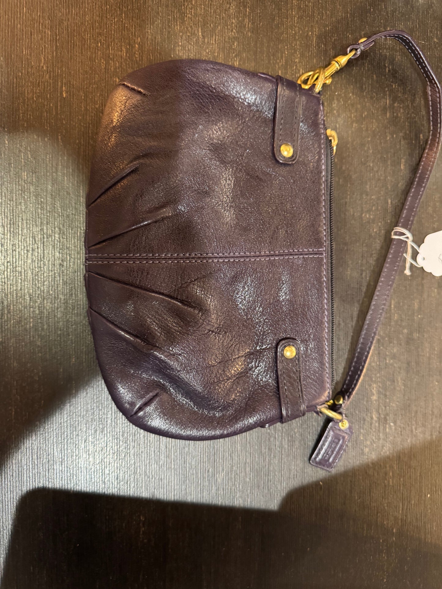 COACH brand Purple Wristlet