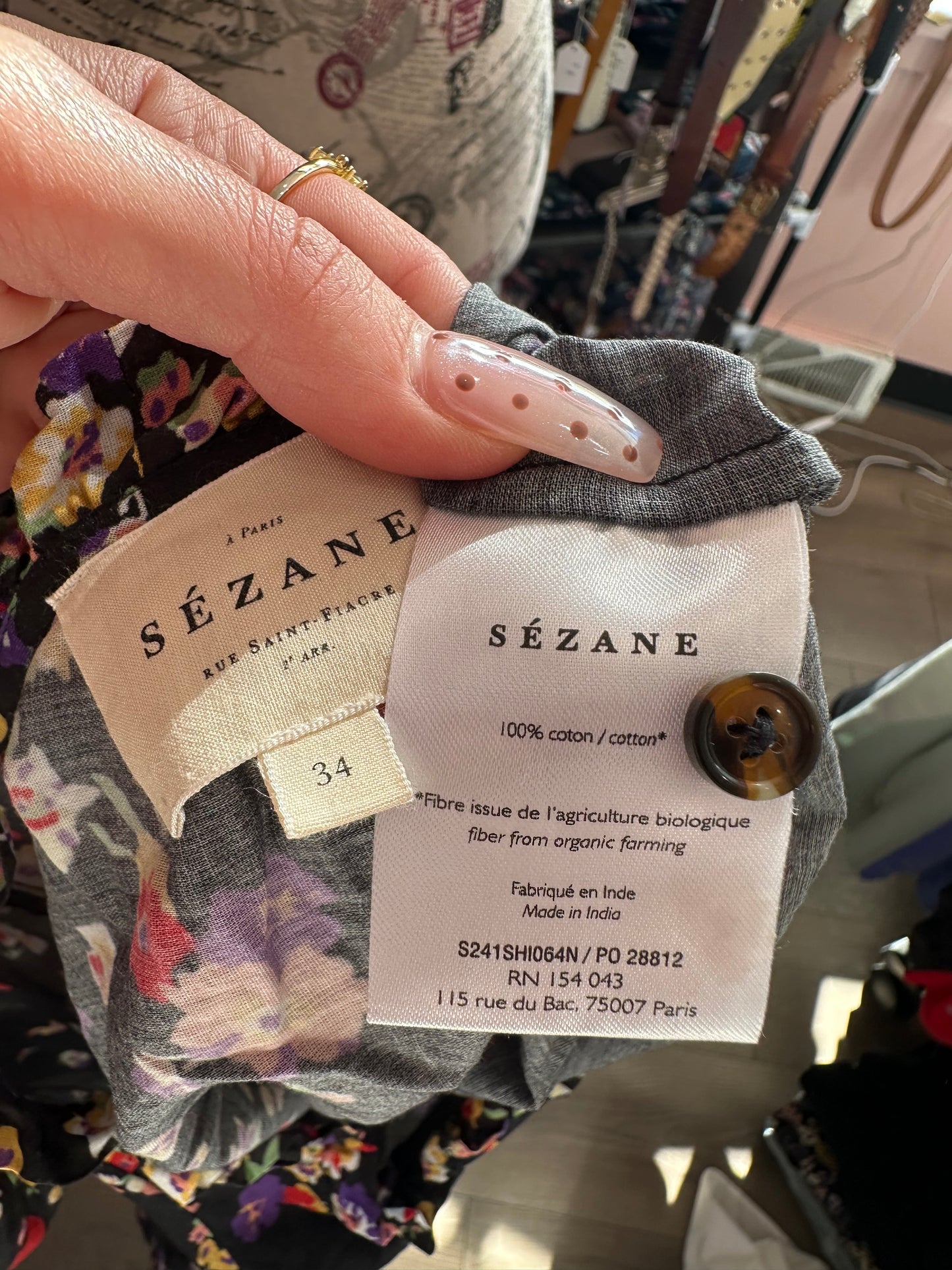 Sezane Brand Top - Size 34