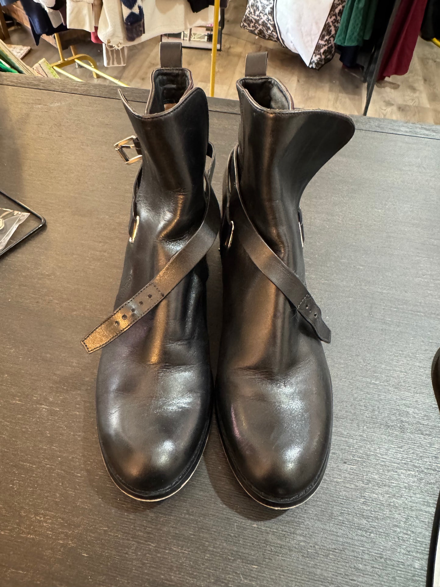 Michael Kors black womens boots