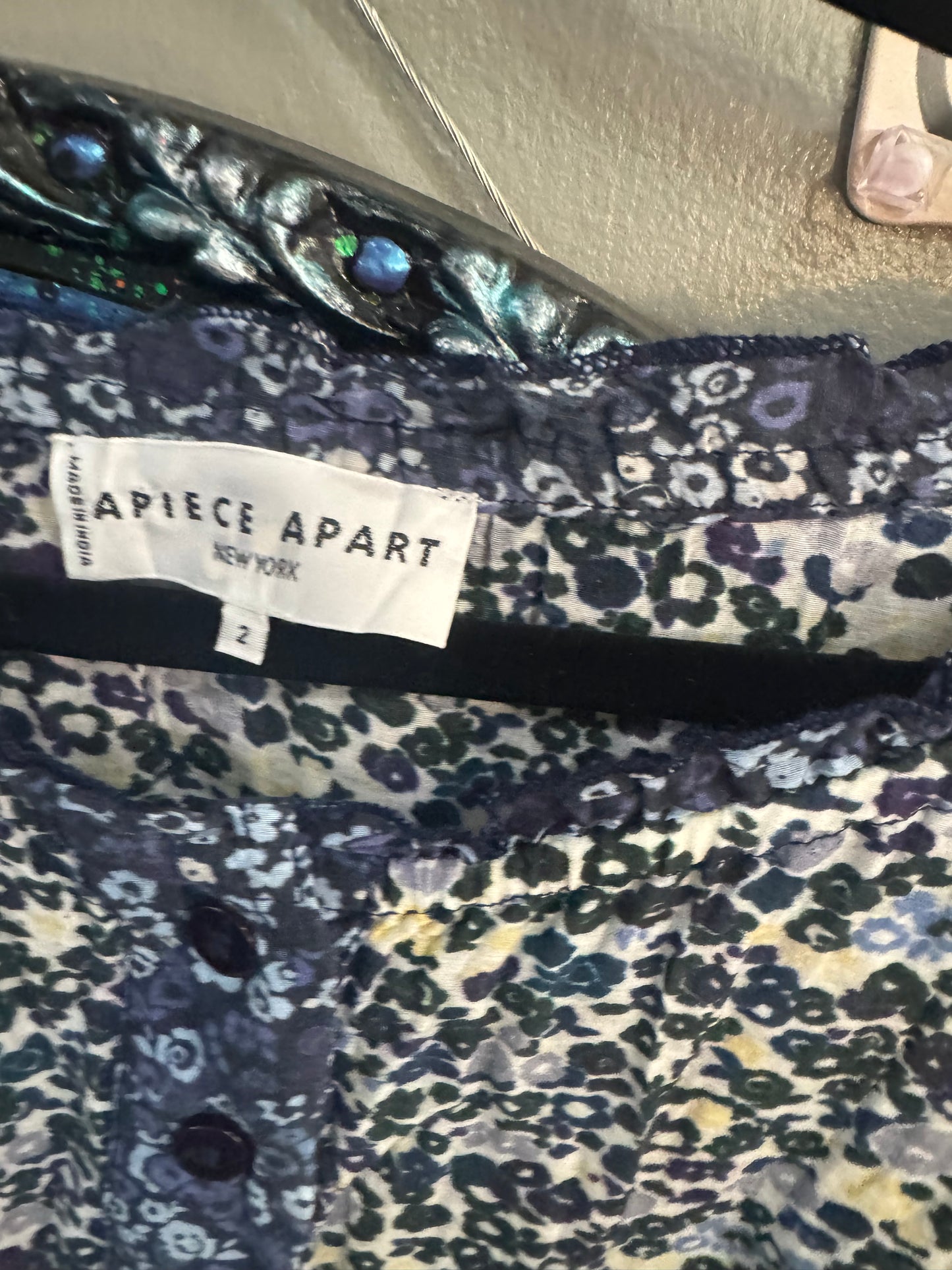 “A Piece Apart” Brand Size 2 Long Sleeve Blouse