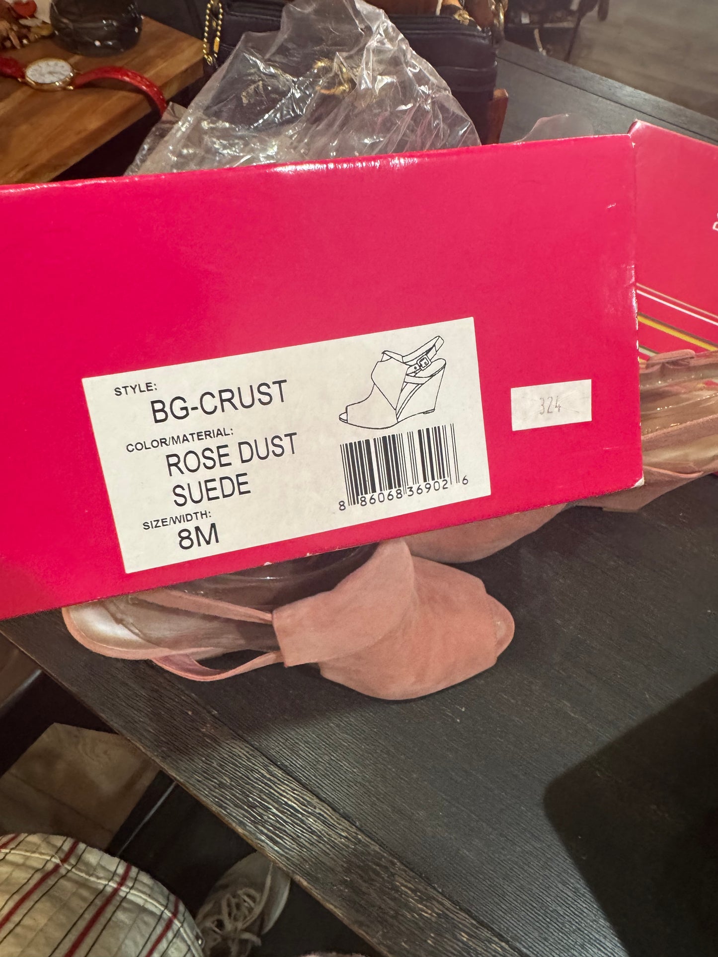 Rose Dust Color - Suede Boot - Little Wear - Size 8M