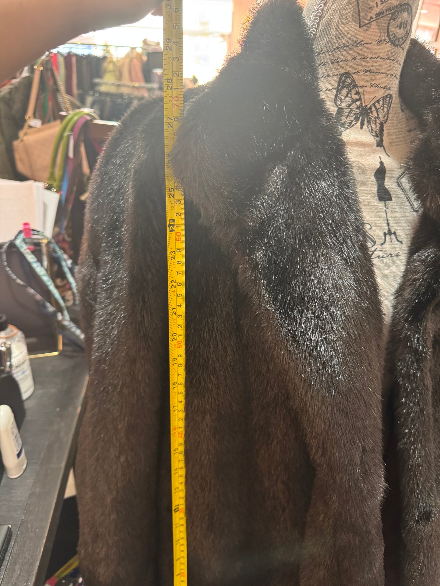 Vintage Fur Jacket - Rabbit Fur - See Measurements
