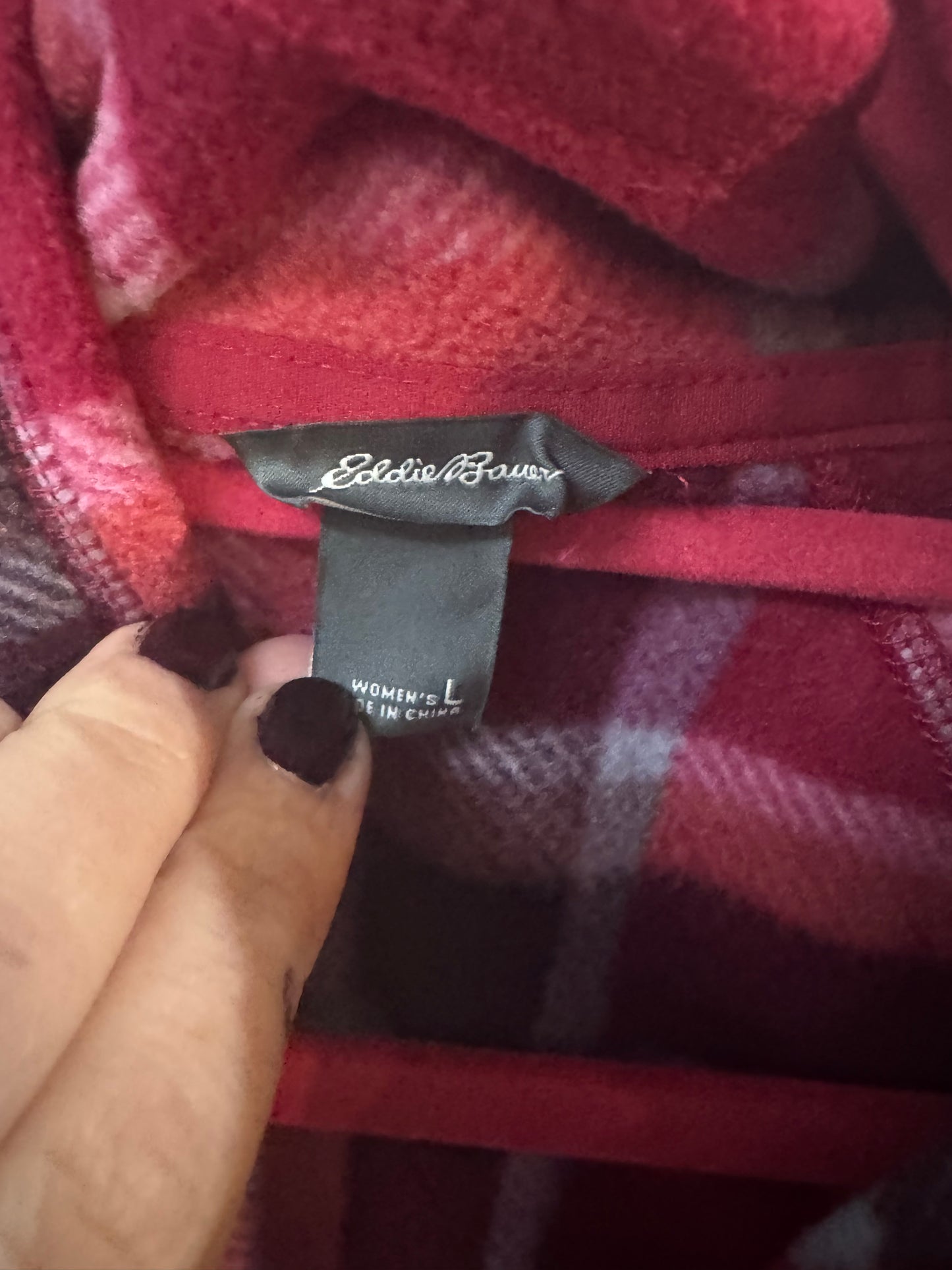 Eddie Bauer Flannel Button Down - Size Large