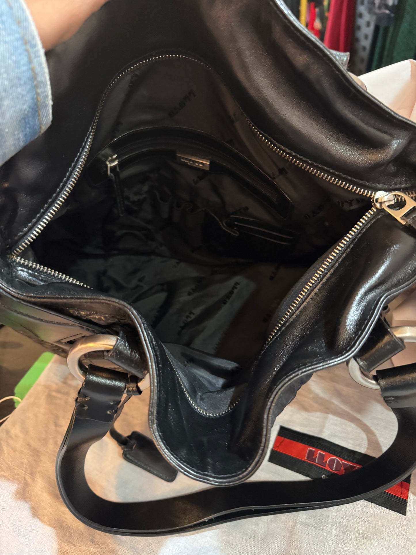Lloyd black shoulder bag