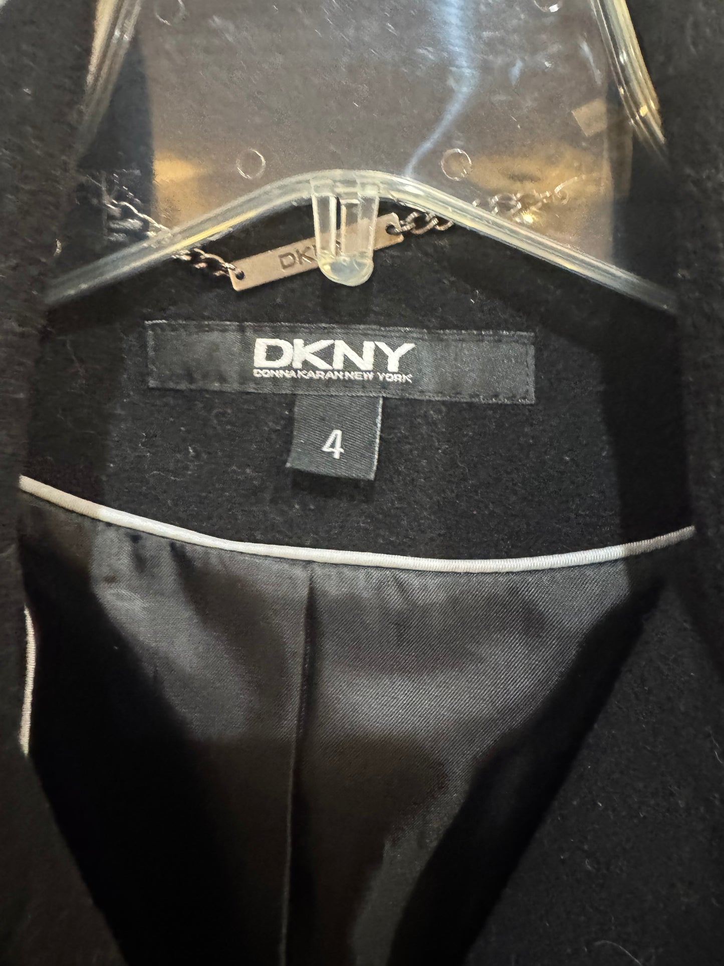 DKNY Peacoat - Size 4 - Black