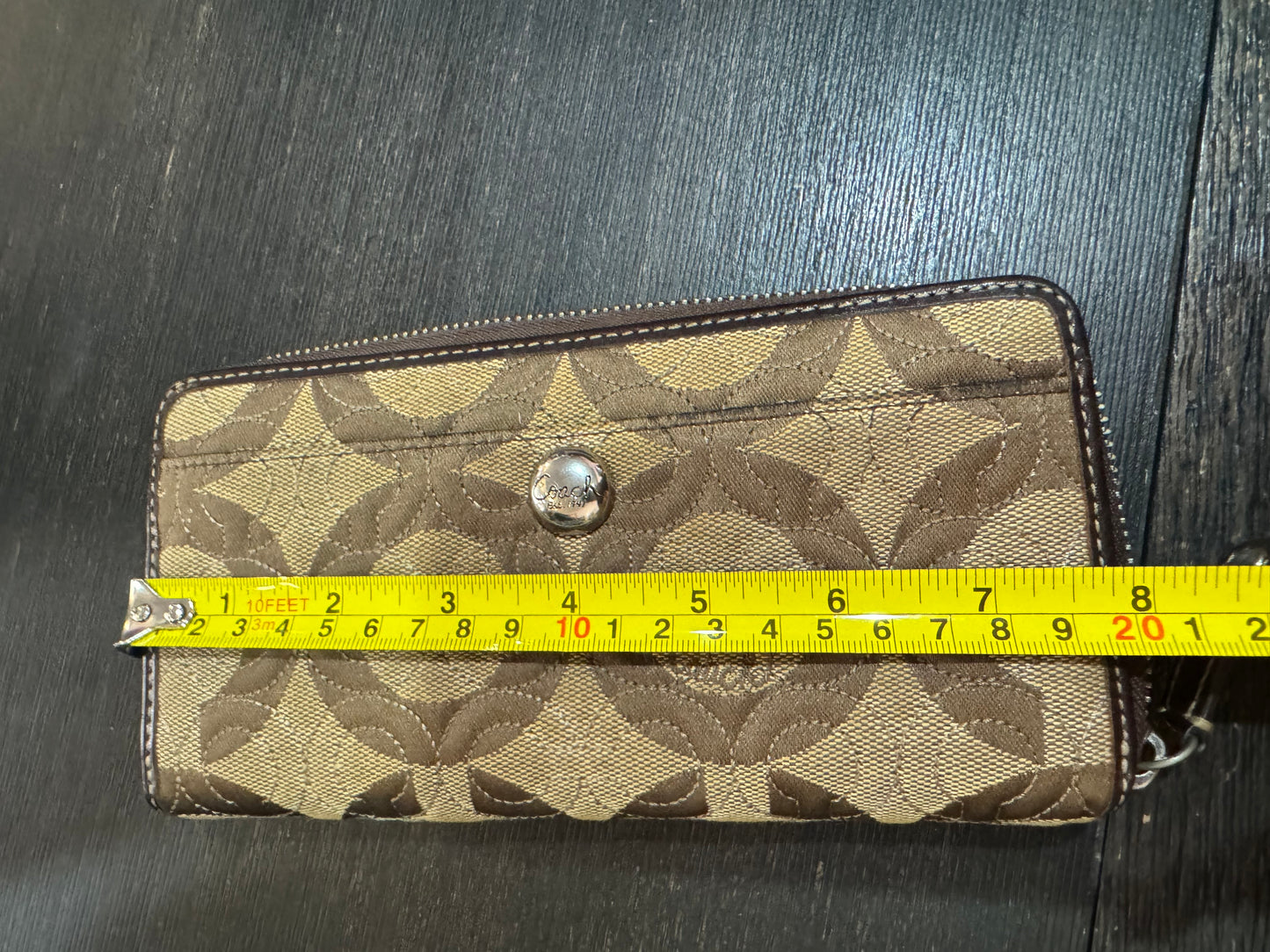 COACH Large Zip Around Wallet