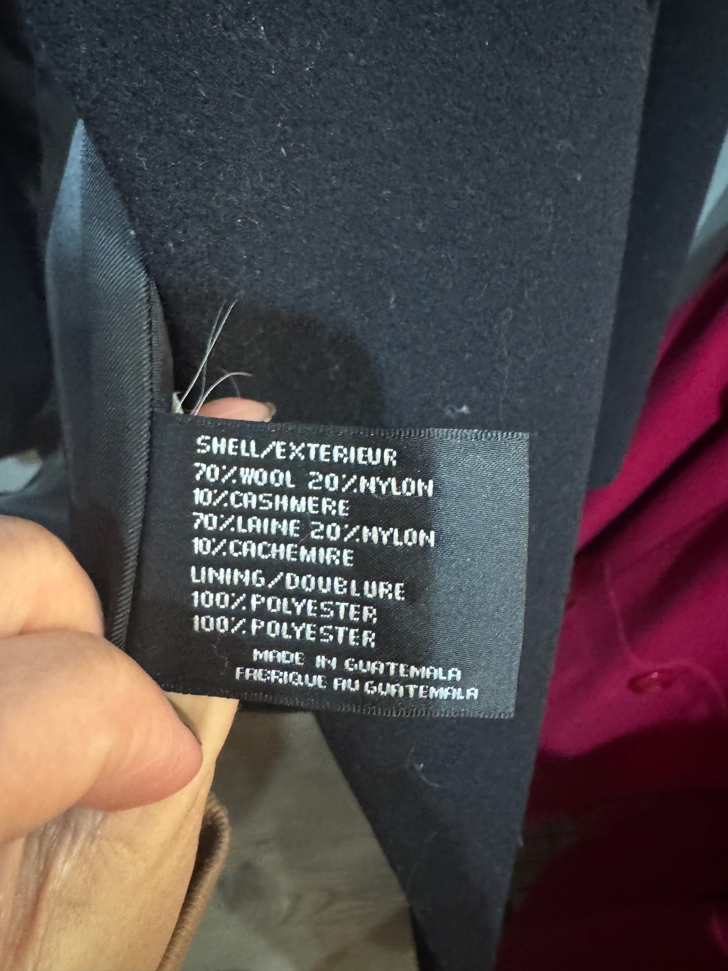 DKNY Peacoat - Size 4 - Black