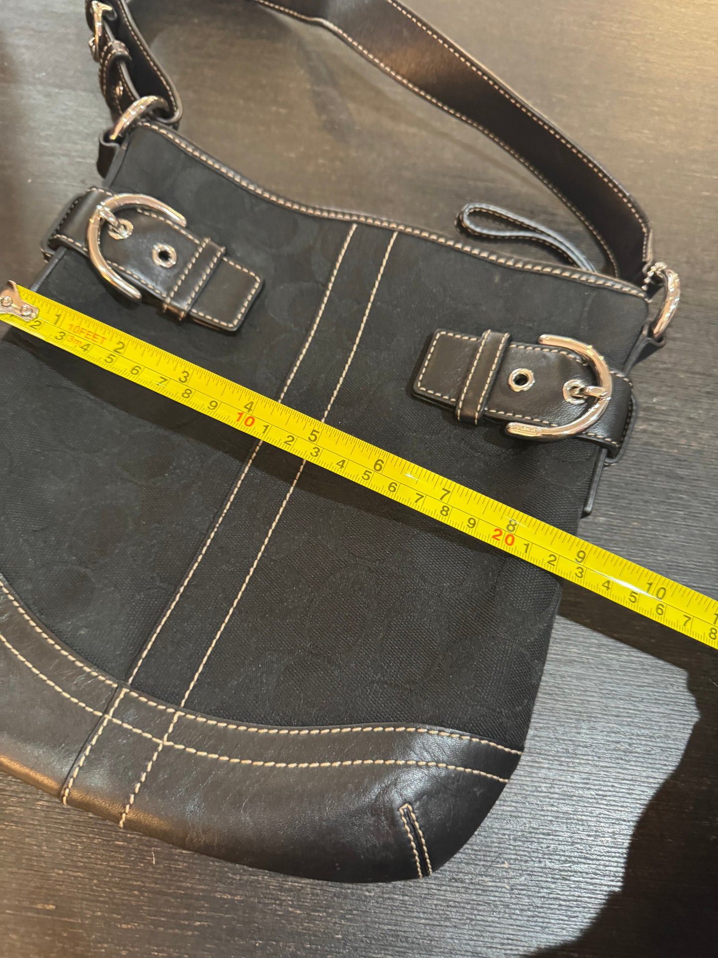 COACH Black Shoulder Bag - PreLoved