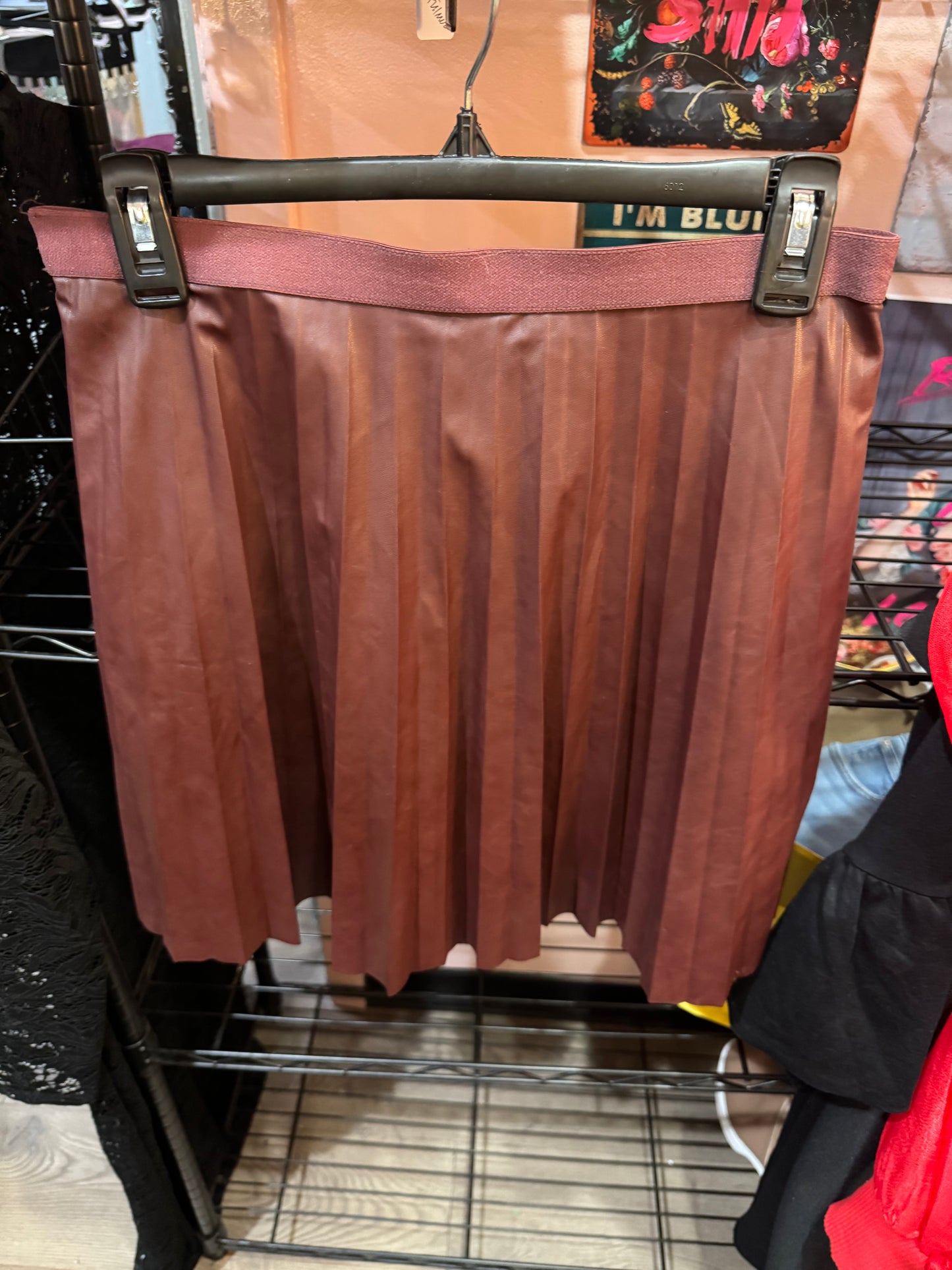 Maroon J Crew Size 4 Skirt