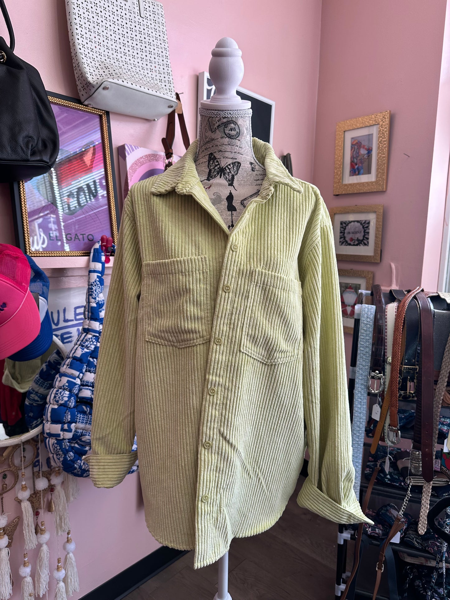 Velvet Heart Button Down - Size XL