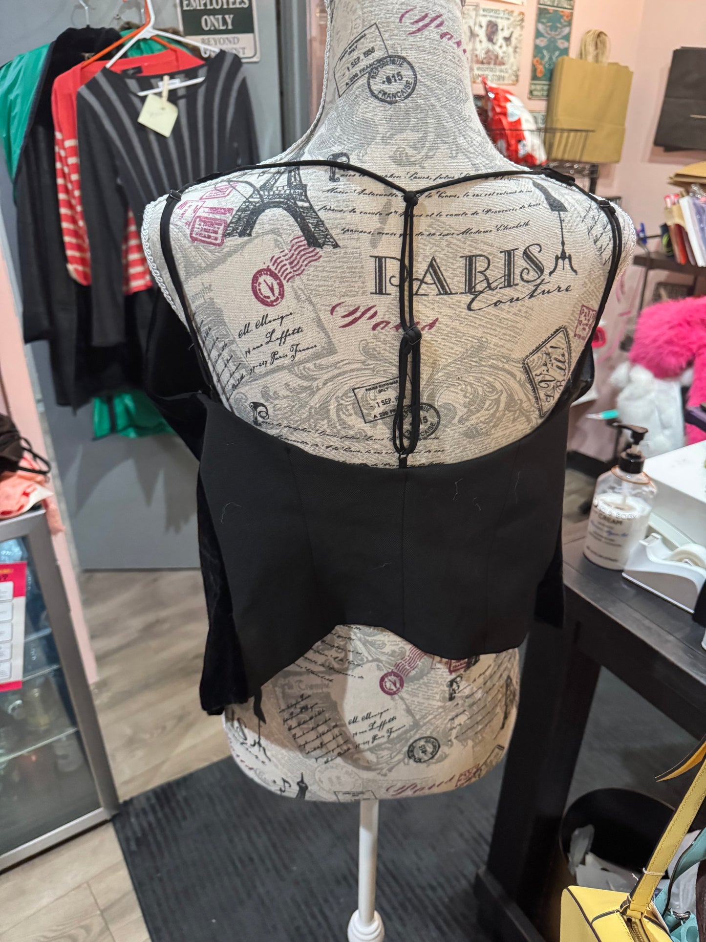 Zara Brand Black Vest - Size XS