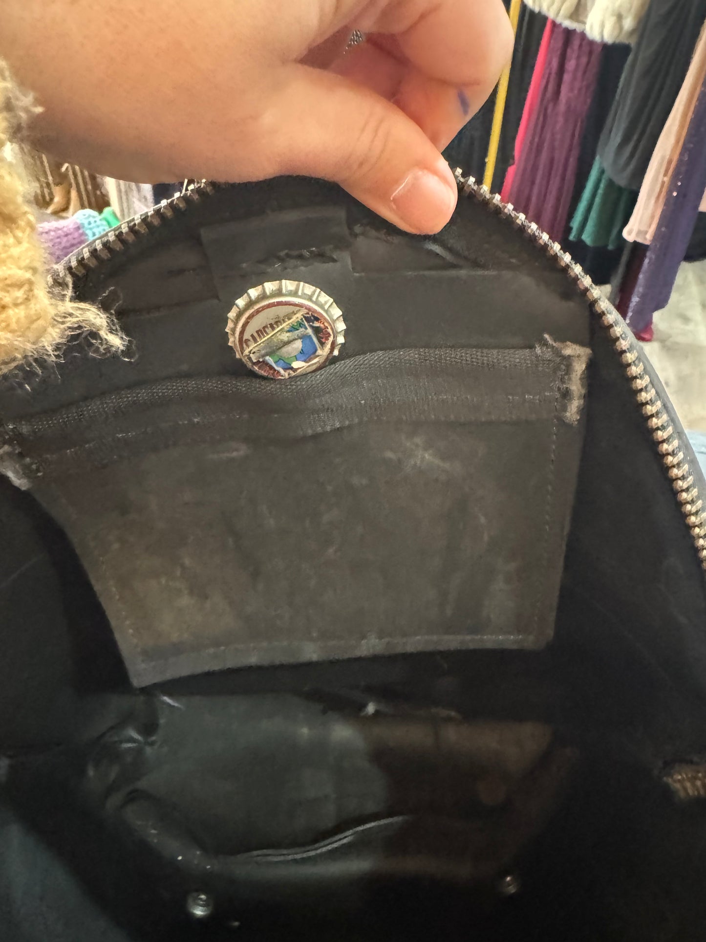 Unique rare license plate bookbag