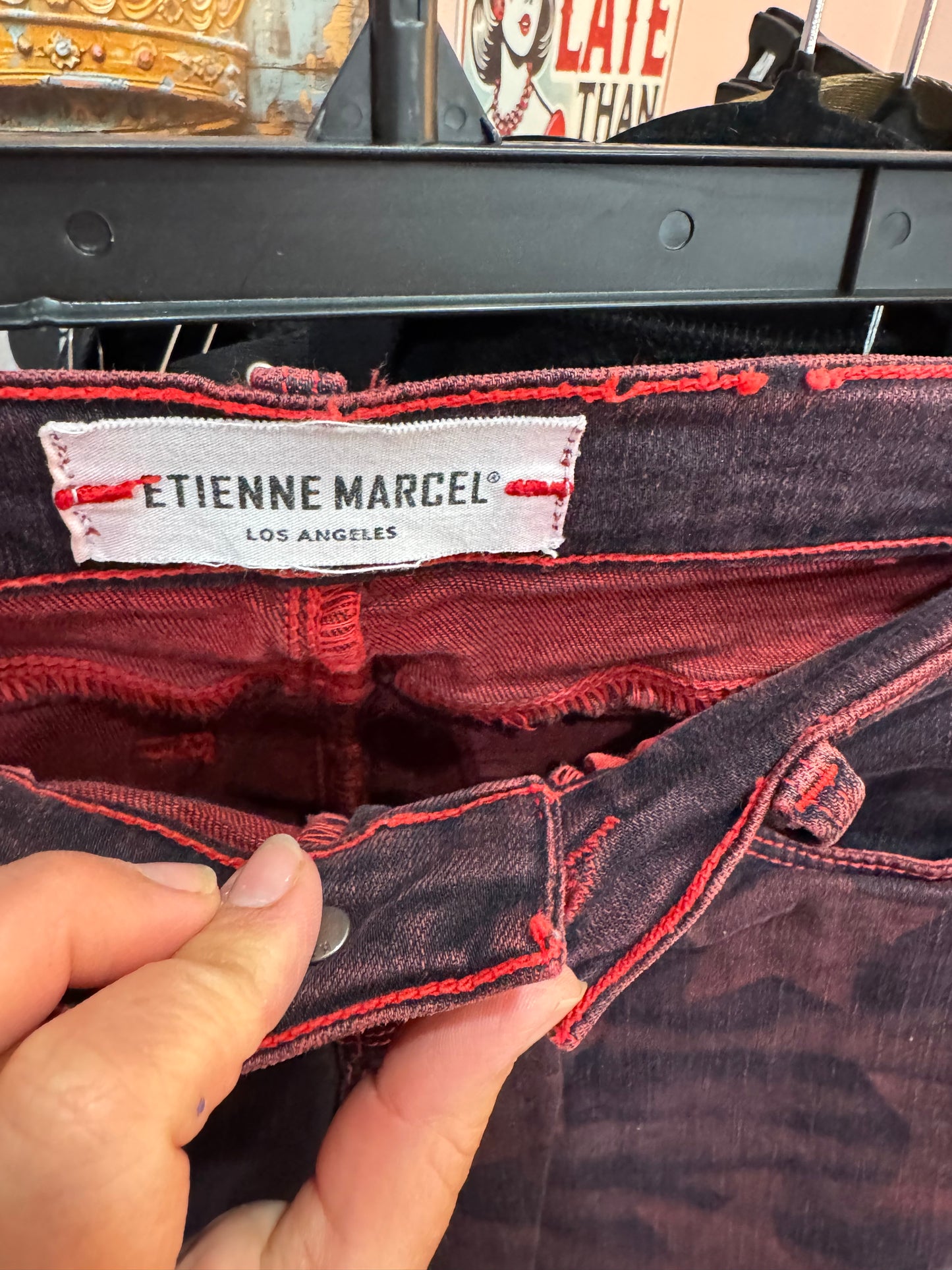 Etienne Marcel star print jeans