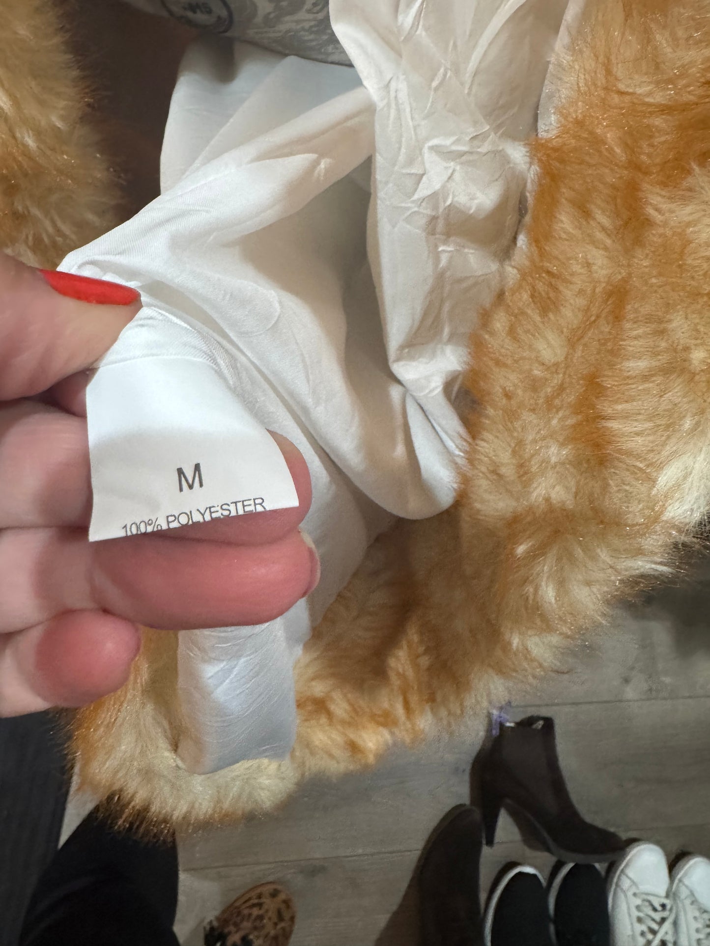 Faux Fur Jacket - Size Medium