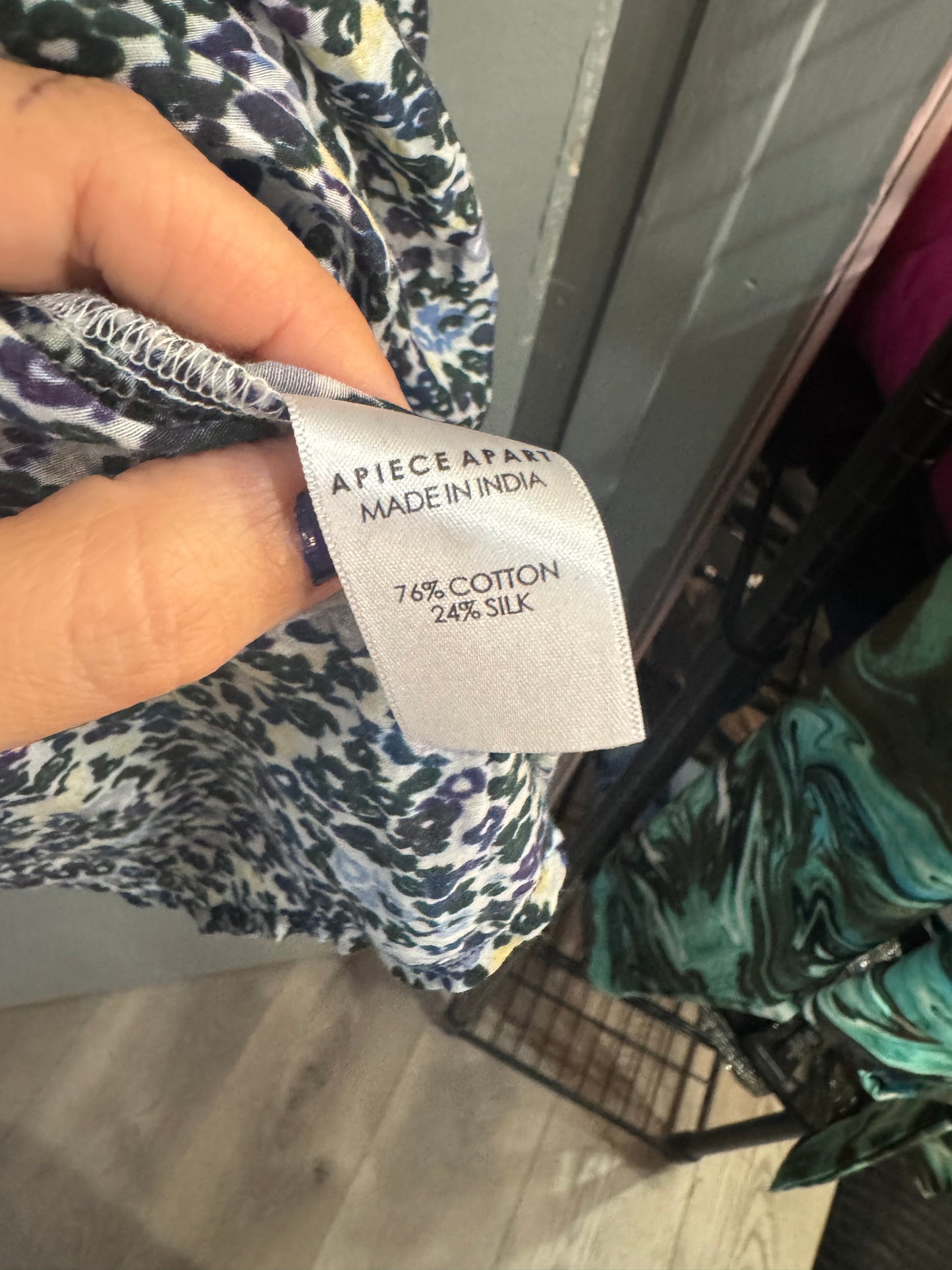 “A Piece Apart” Brand Size 2 Long Sleeve Blouse