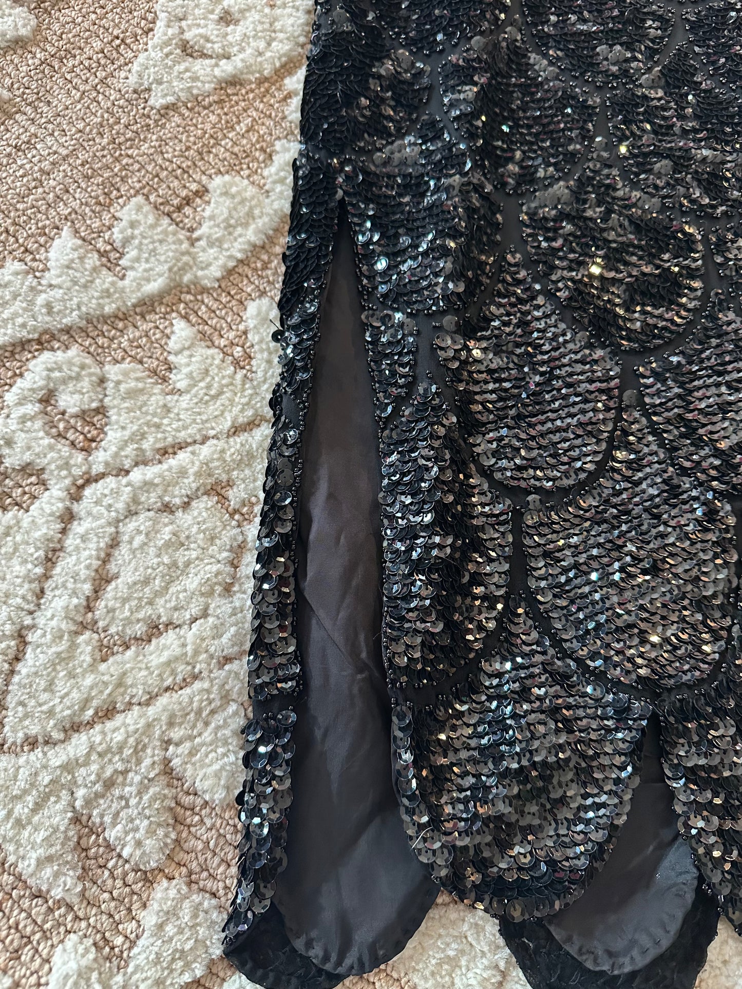 Swee Lo Black Sparkle Sequin dress