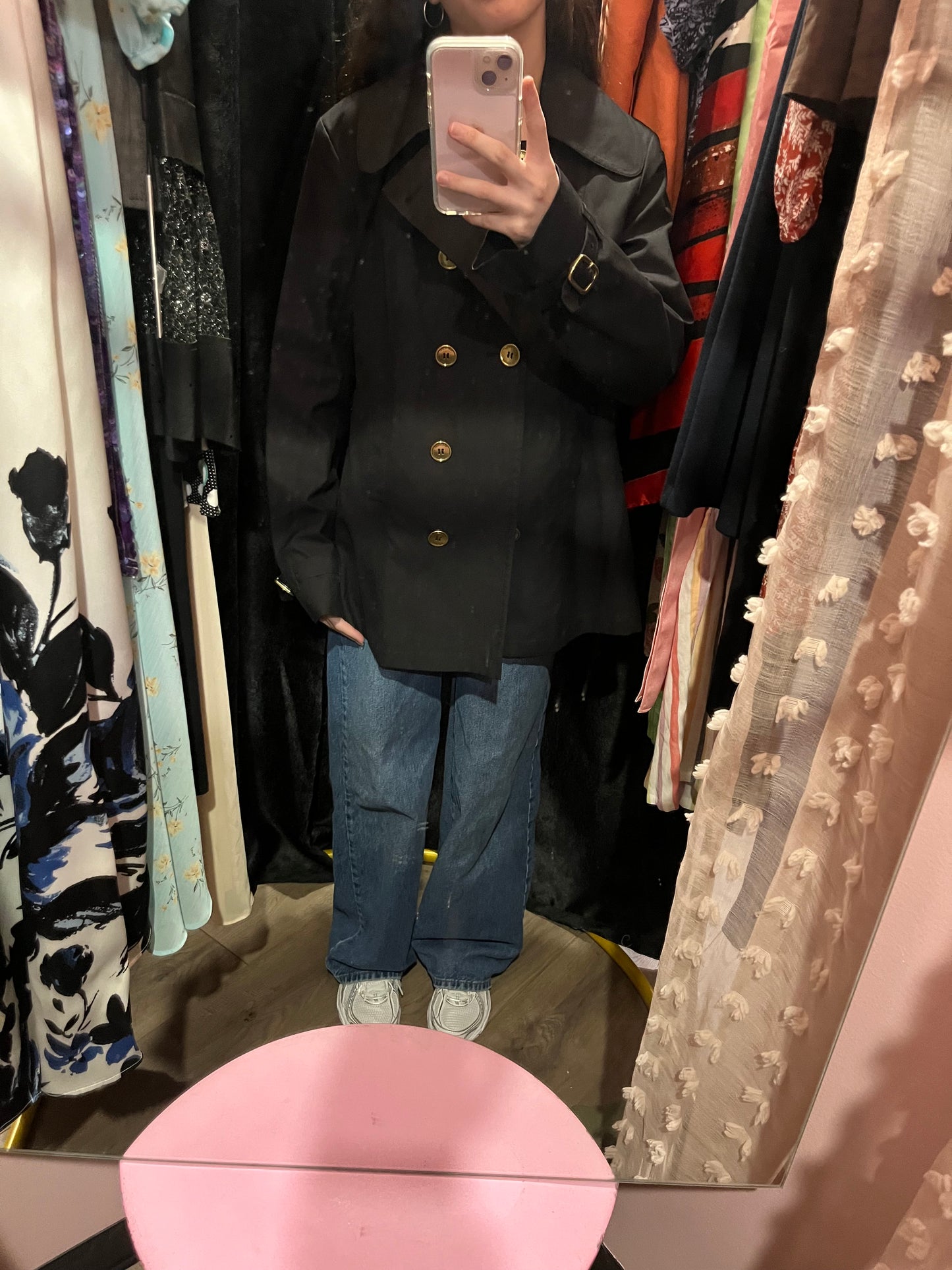 Burberry women’s trench coat. Size 8
