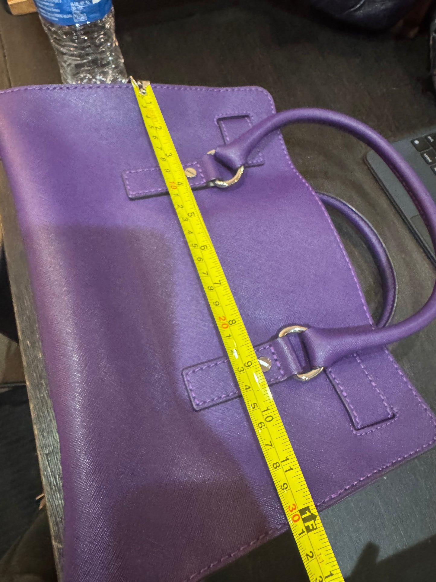 MK Purple Hamilton Satchel