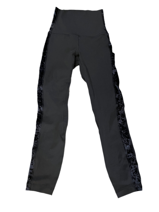 Lululemon size 2 black leggings (with side detail)