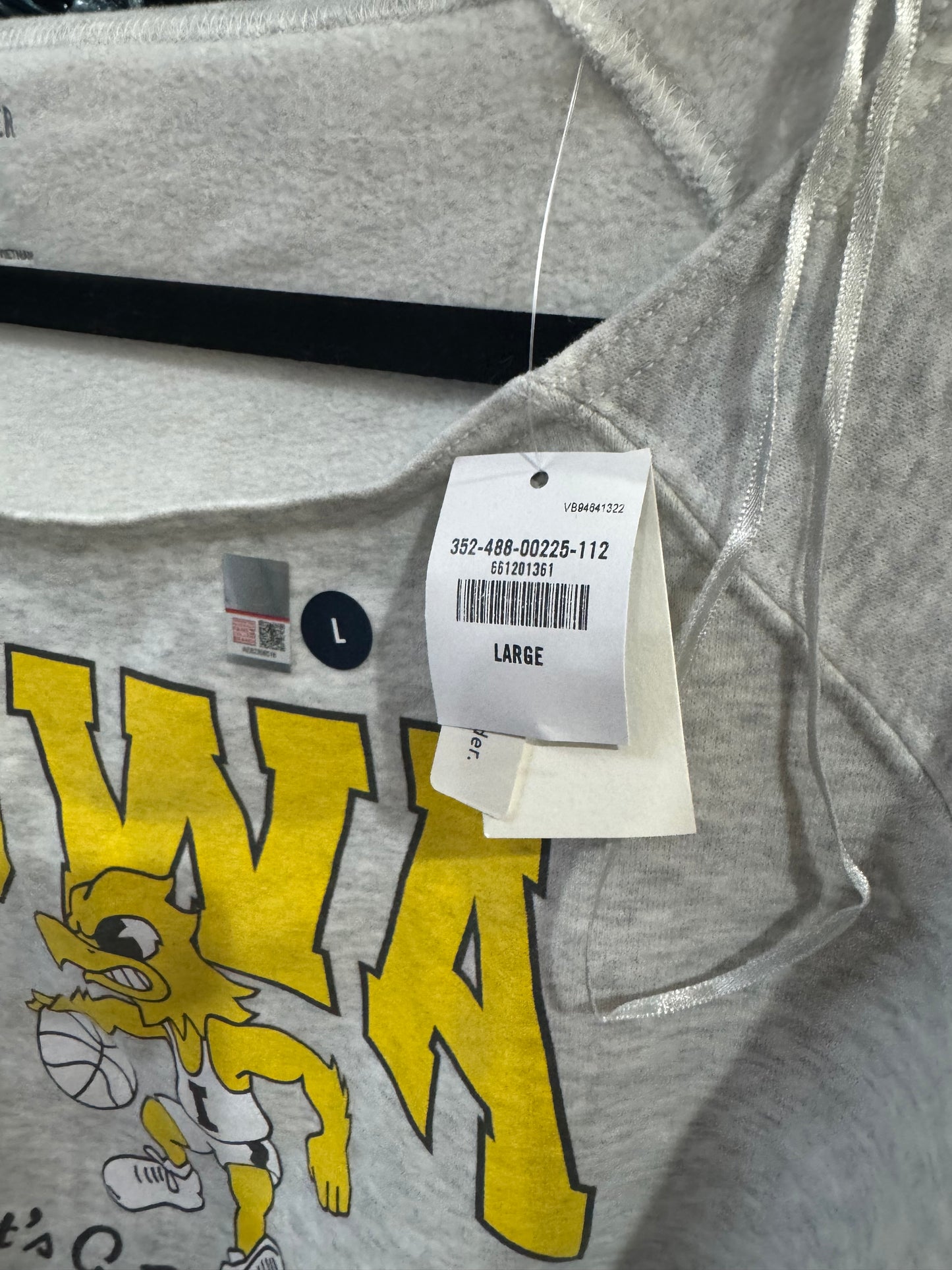 Hollister Cropped (Off-Shoulder) Sweatshirt - Size Large