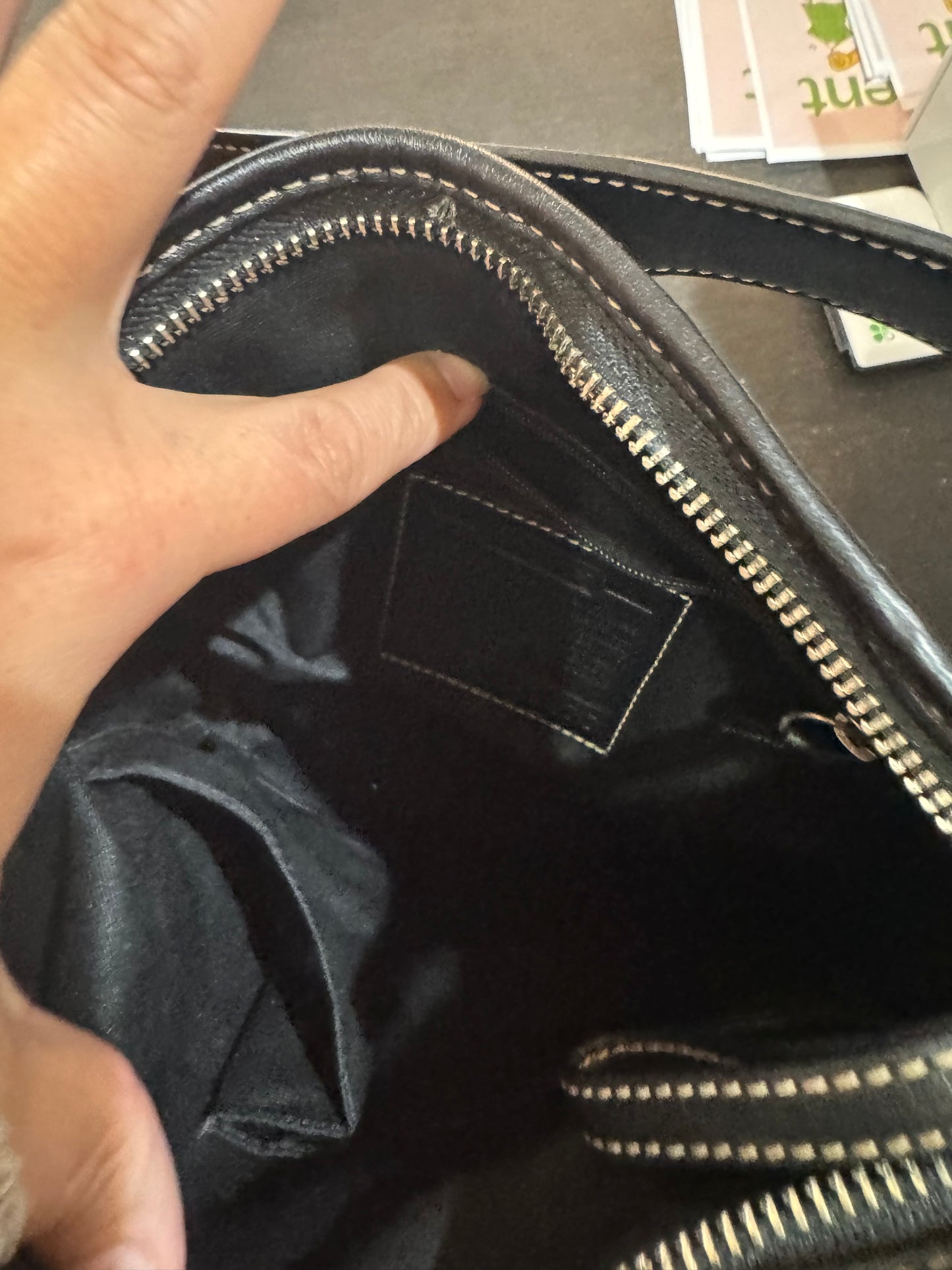 COACH Black Shoulder Bag - PreLoved