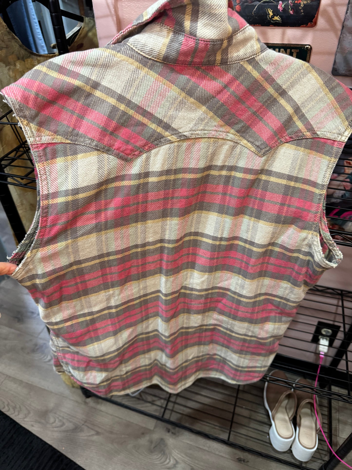 Converse Button Up Vest - Size Small