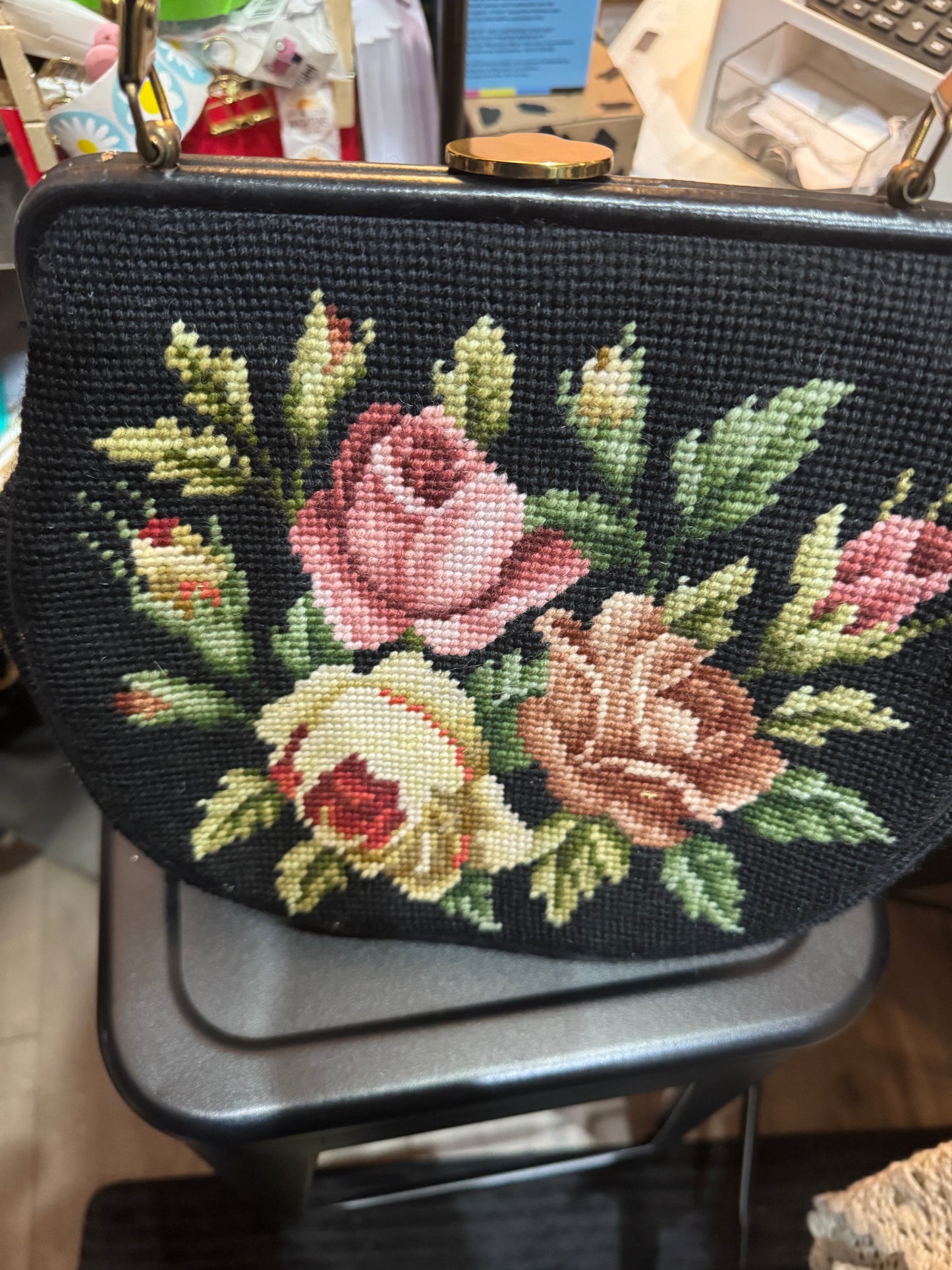 Vintage Tapestry Handbag