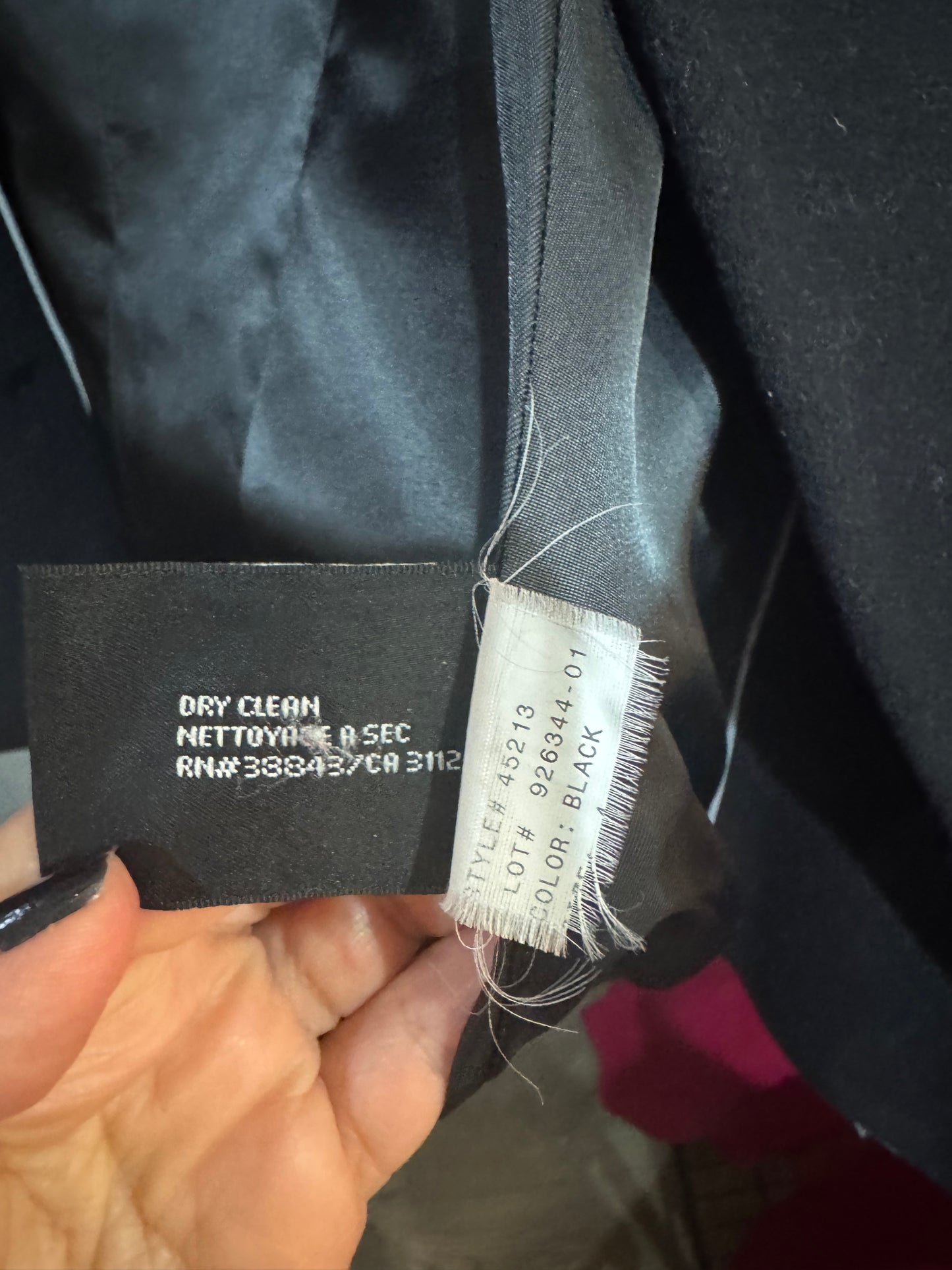 DKNY Peacoat - Size 4 - Black