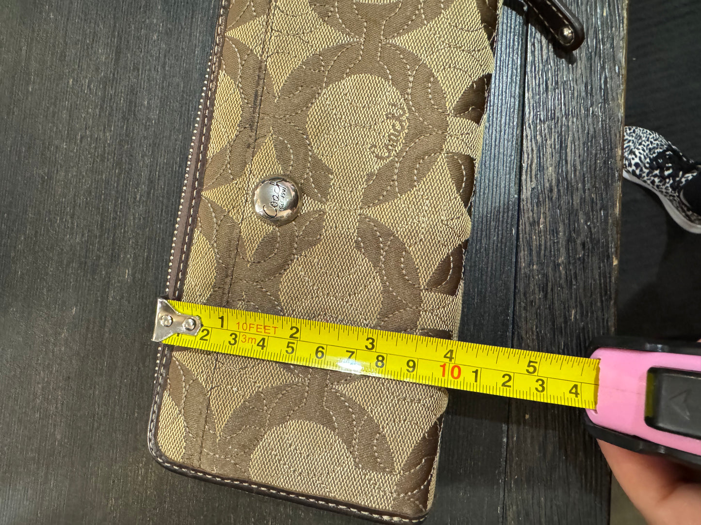 COACH Large Zip Around Wallet
