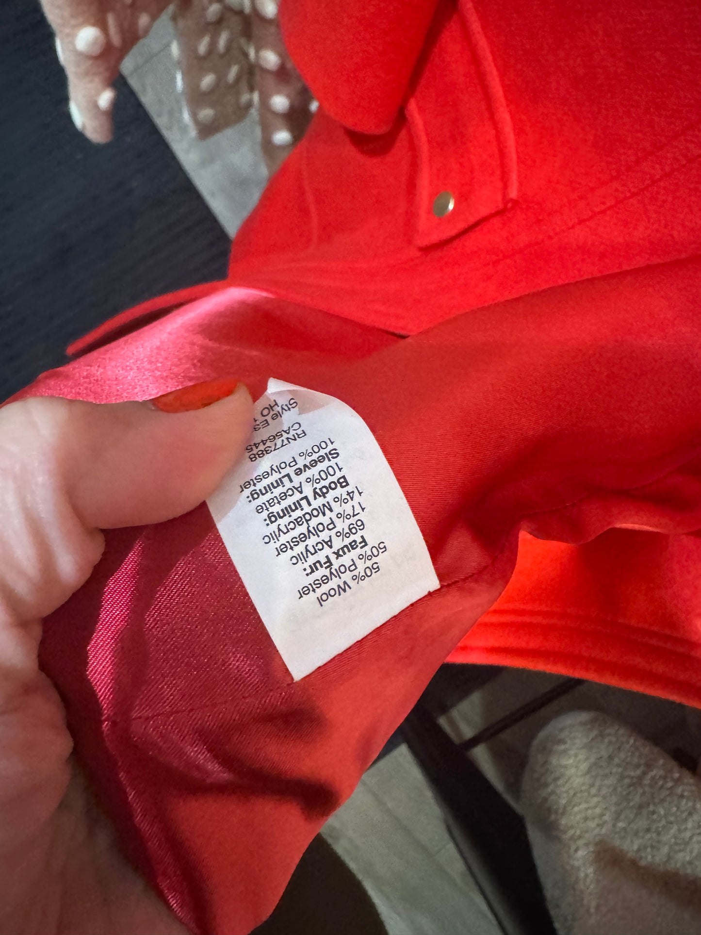 J. Crew Red Winter Jacket - Size 6