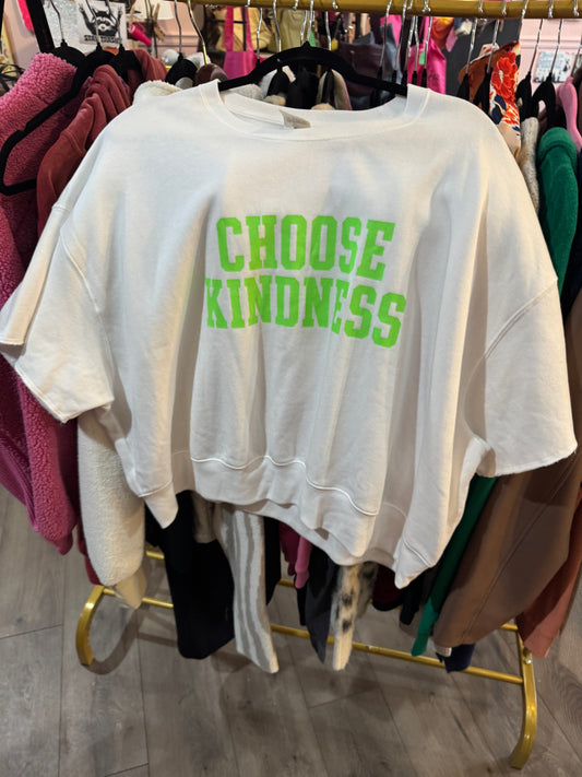 PINK! sweatshirt material T-shirt