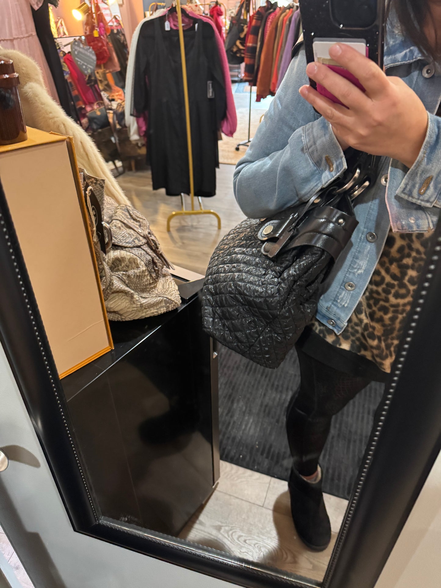 Lloyd black shoulder bag